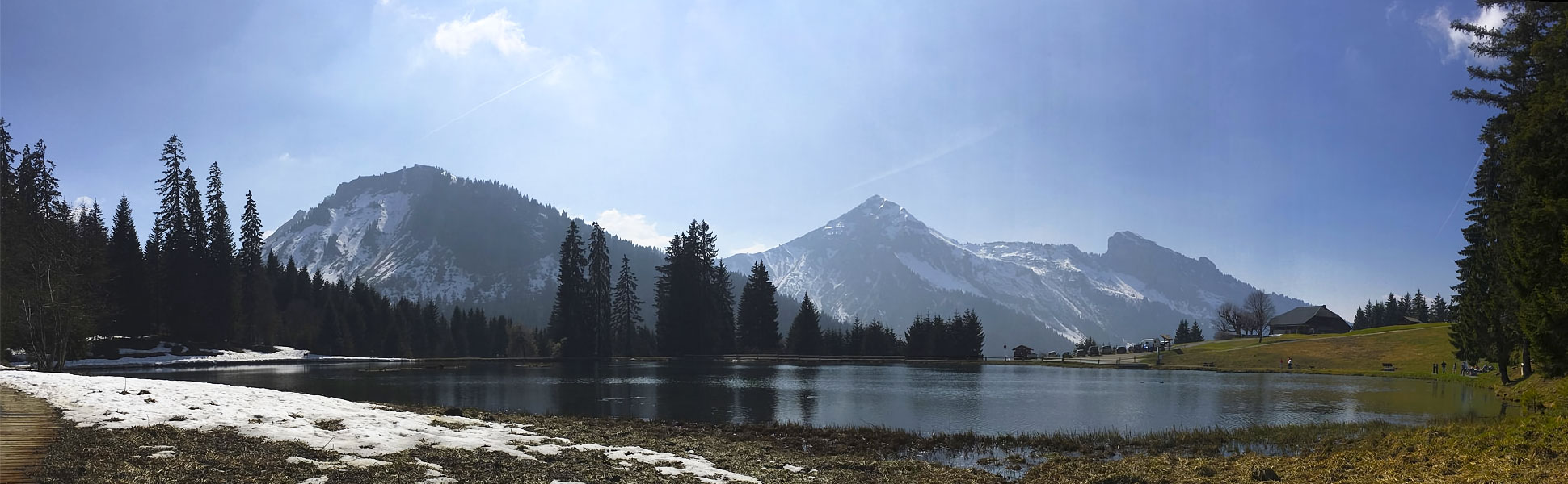 Photographie du Lac des Mines d’Or près de Morzine (Alpes).